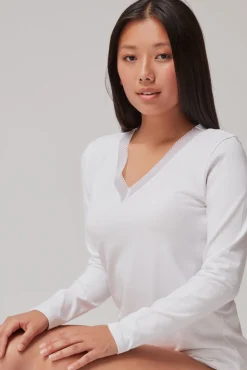 Gisela Camiseta térmica escote pico