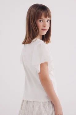 Crianças Springfield Kids Camiseta Volantes niña