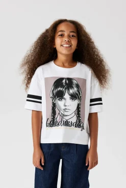 Crianças Name it Camiseta Wednesday de niña