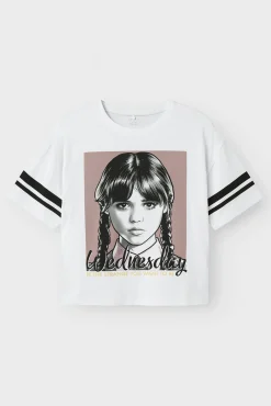 Crianças Name it Camiseta Wednesday de niña