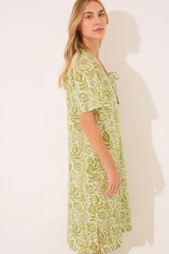 Women'secret Camisón floral algodón