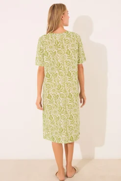 Women'secret Camisón floral algodón