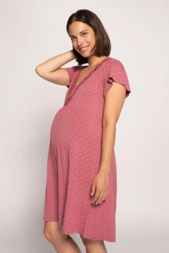 Ohma! Camisón Lactancia Con Print Corbatero