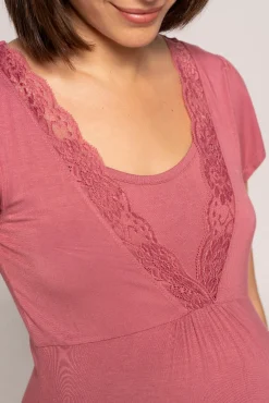 Ohma! Camisón lactancia manga corta