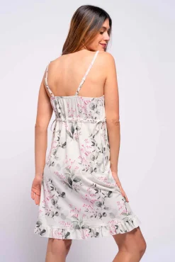 Ohma! Camisón lactancia tirantes de flores