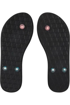 Roxy Chanclas de playa negras