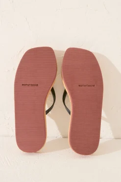 Women'secret Chanclas plataforma efecto rafia Mickey Mouse