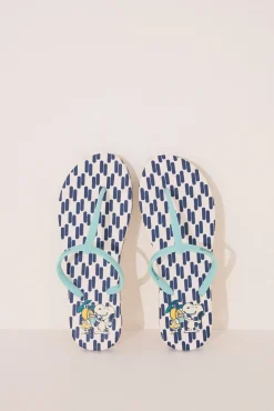 Women'secret Chanclas print geométrico Snoopy