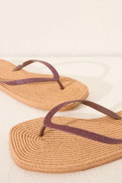 Women'secret Chanclas suela efecto cuerda