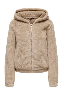 Only Maternity Chaqueta de pelo con cremallera maternity