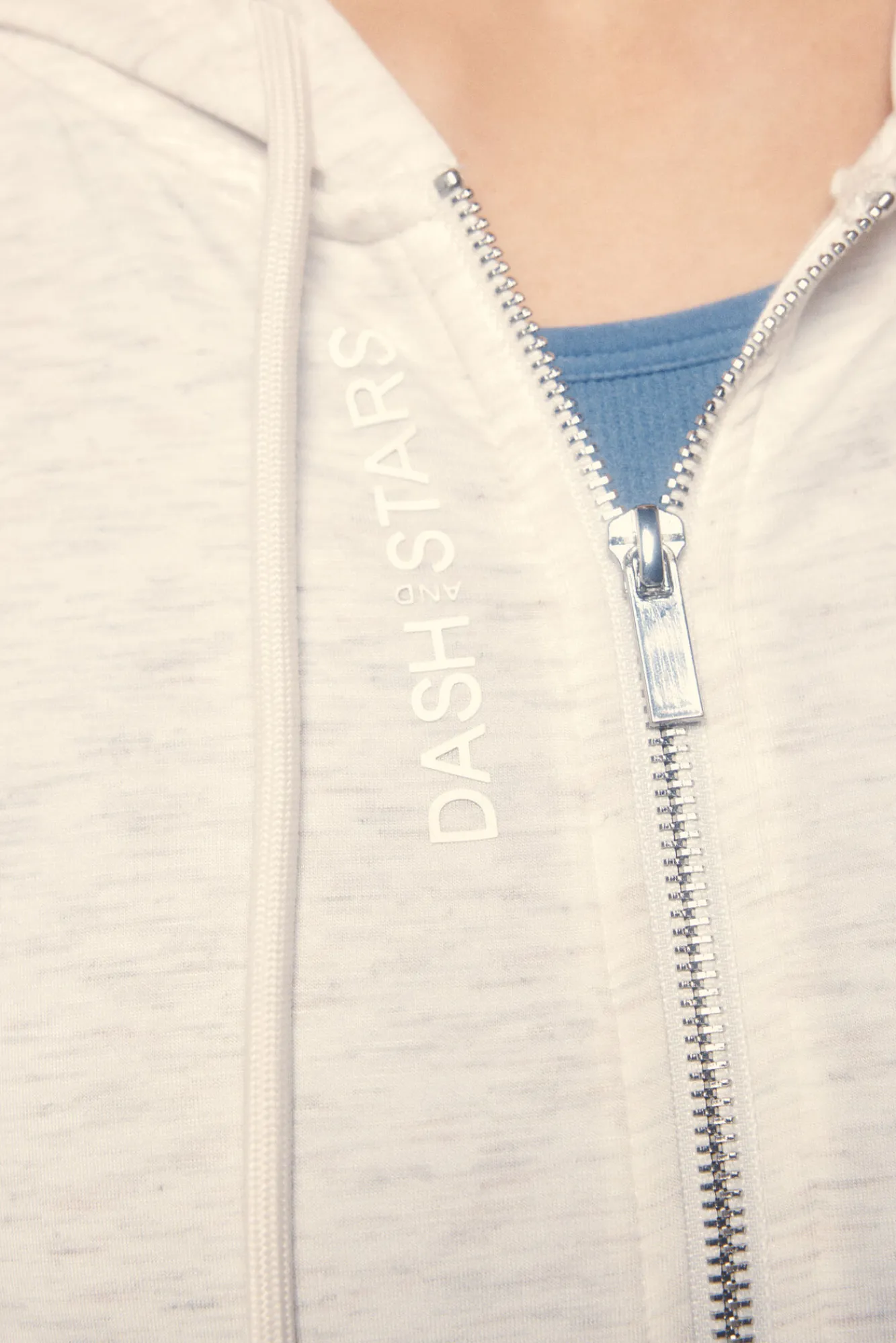 Dash and Stars Chaqueta modal tacto suave gris