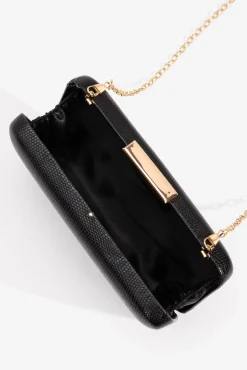 Vilanova Clutch efecto piel rectangular