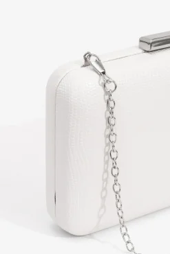 Vilanova Clutch efecto piel rectangular