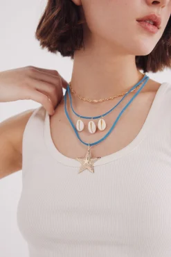 Springfield Collar múltiple estrella y conchas