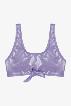 Crianças Penti Conjunto de bikini morado