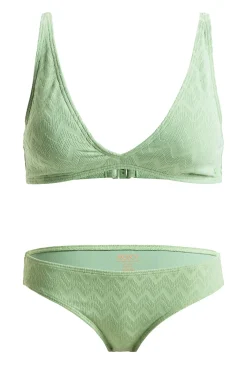 Roxy Conjunto de bikini triangular textura