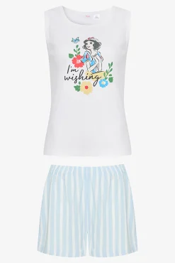 Penti Conjunto de pijama corto azul Blancanieves