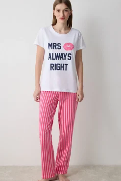 Penti Conjunto de pijama largo rayas