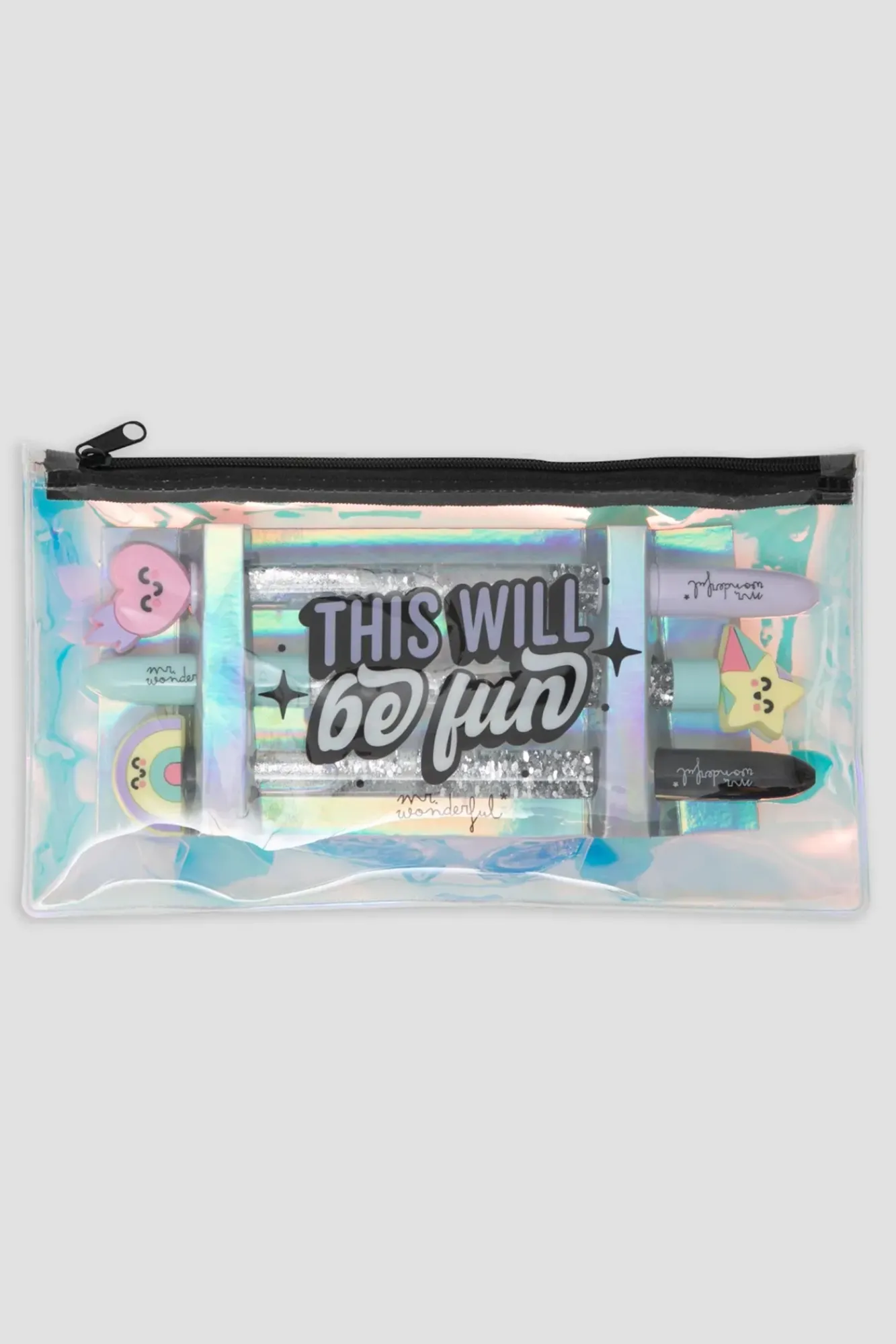 Mr. Wonderful Estuche con 3 bolígrafos - This will be fun