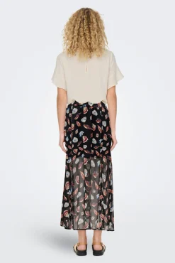 Only Falda midi