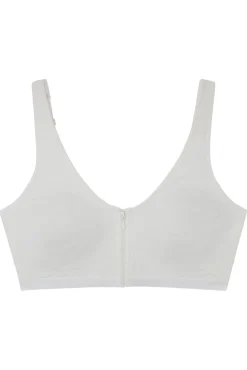 Women'secret FANTASTIC Sujetador halter postoperatorio algodón blanco