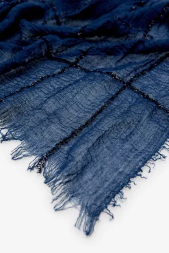 Cortefiel Fular cuadros lurex