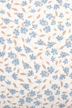 Textura Funda almohada algodón flores