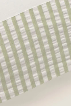 Textura Funda almohada rayas seersucker
