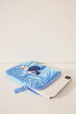 Women'secret Funda iPad neopreno azul Mafalda