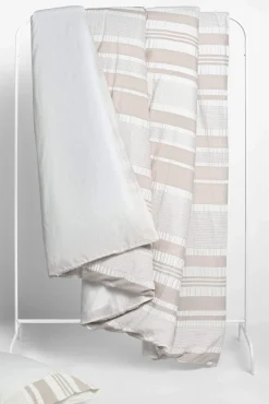 Textura Funda nórdica algodón rayas. Cama 180-200cm.