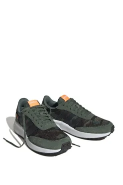 Green Adidas Run 70S trainers