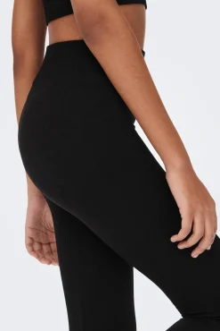 Only Play Legging largo elástico de canalé