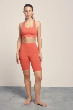 Dash and Stars Leggings ciclista SEAMLESS COMFORT melocotón