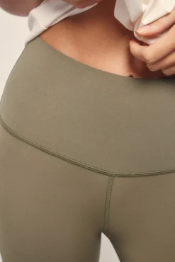 Dash and Stars Leggings COMPRESSIVE caqui logo