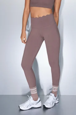 Dash and Stars Leggings COMPRESSIVE largo marrón