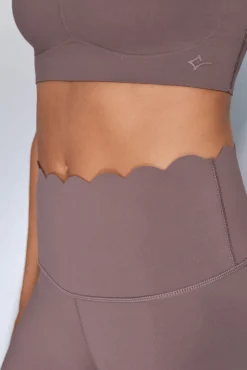 Dash and Stars Leggings COMPRESSIVE largo marrón