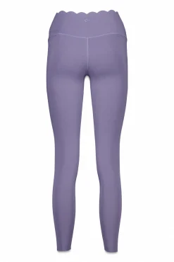 Dash and Stars Leggings COMPRESSIVE largo morado