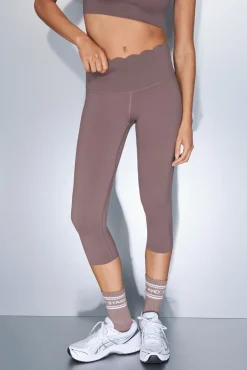 Dash and Stars Leggings COMPRESSIVE pirata marrón