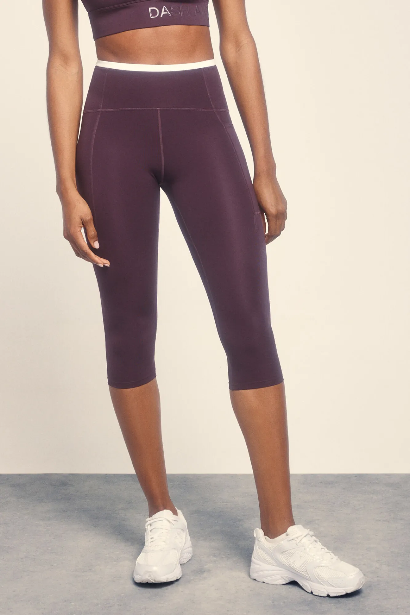 Dash and Stars Leggings 4D STRETCH pirata morado
