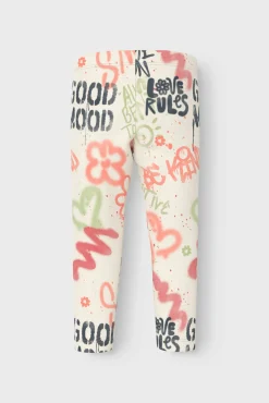 Crianças Name it Leggings grafiti niña