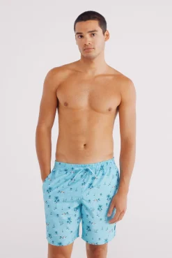Springfield Maillot de bain imprimé île