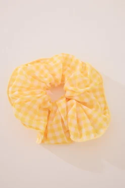 Women'secret Maxi scrunchie amarillo vichy