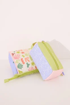 Women'secret Neceser pequeño estuche hojas multicolor