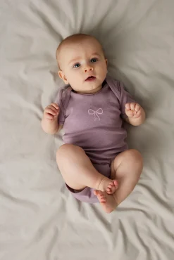 Crianças Name it Pack 3 bodies bebé niña lazos
