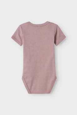 Crianças Name it Pack 3 bodies bebé niña lazos
