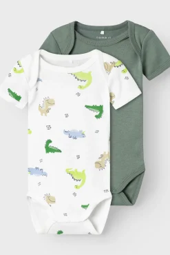 Crianças Name it Pack 2 body bebé niño