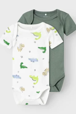 Crianças Name it Pack 2 body bebé niño