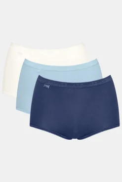Sloggi Pack 3 bragas altas sin costuras