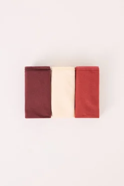 Women'secret Pack 3 bragas clásicas algodón estampado