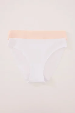 Women'secret Pack 2 bragas clásicas algodón sin costuras